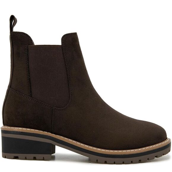 KENSIE Women Kayla Suede Boot In Black - Picture 2 of 5